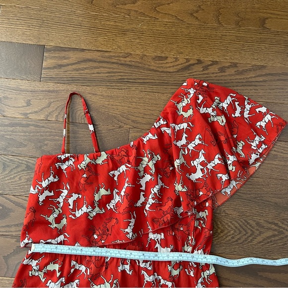 /Indulge/ Horse Design one shoulder Dress - Picture 6 of 12